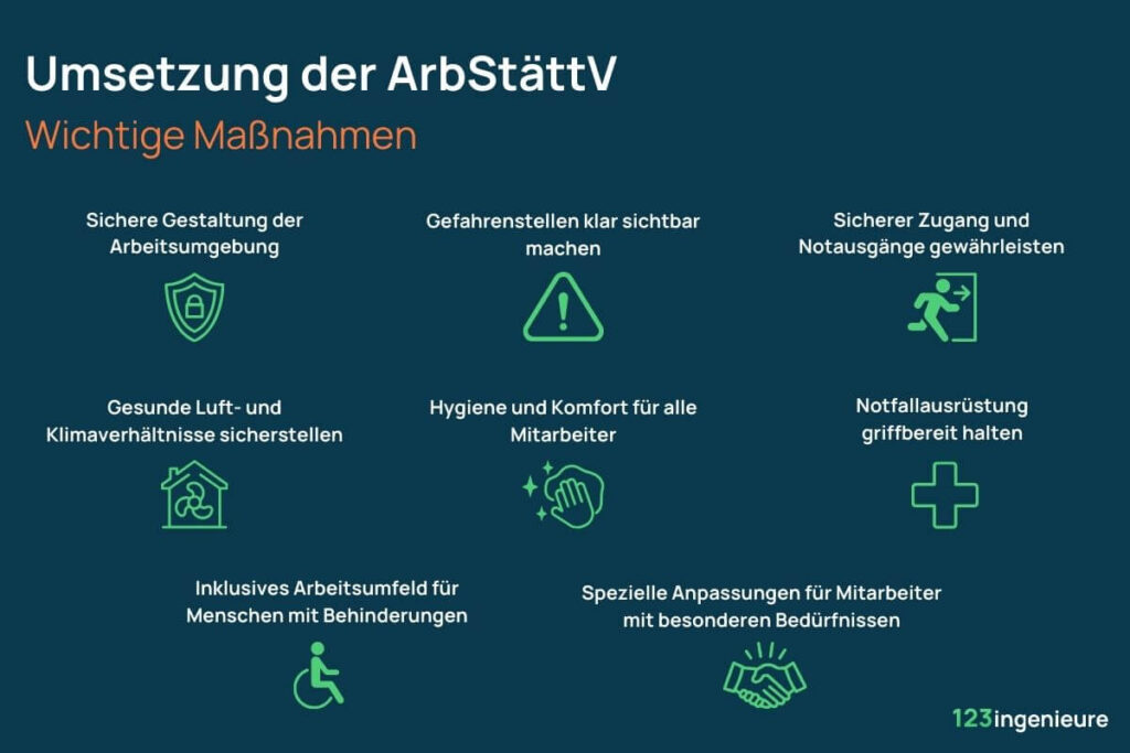 arbeitsstättenverordnung umsetzen