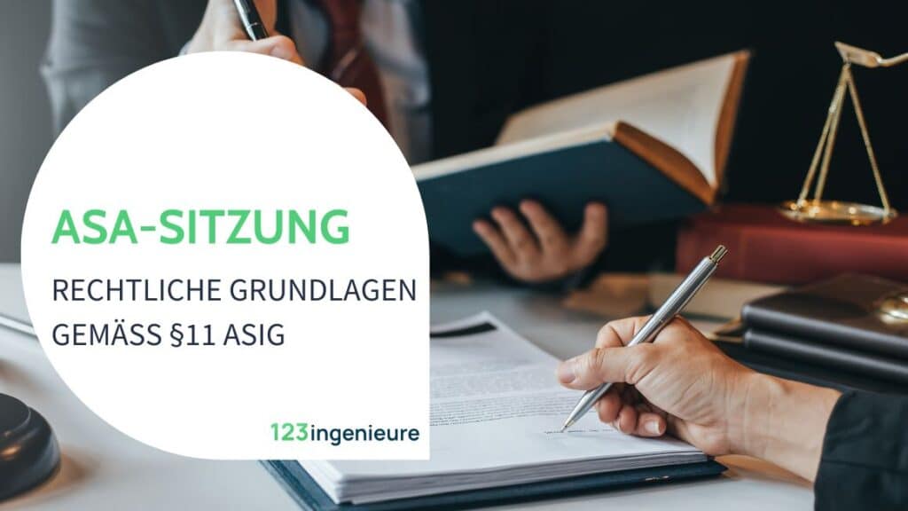 asa-sitzung rechtliche grundlagen