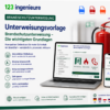Brandschutzunterweisung online vorlage muster unterweisungsnachweis