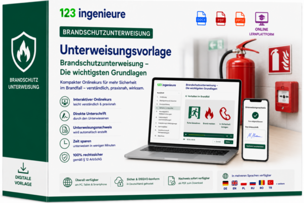 Brandschutzunterweisung online vorlage muster unterweisungsnachweis