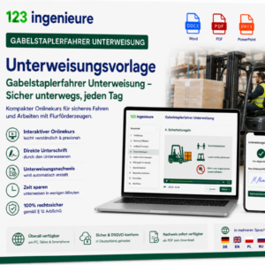 Unterweisung Staplerfahrer online Gabelstapler inklusive unterweisungsnachweis