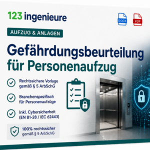 Gefaehrdugsbeurteilung aufzug personenaufzug