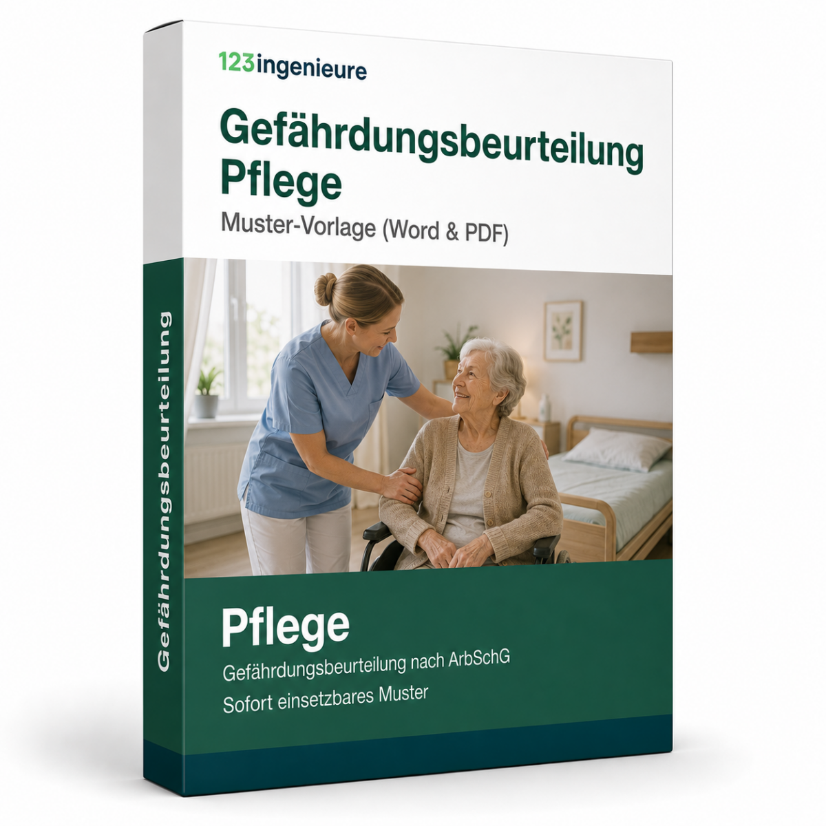 Gefährdungsbeurteilung Pflege – Muster, Vorlage, Word und PDF für die rechtssichere Dokumentation.