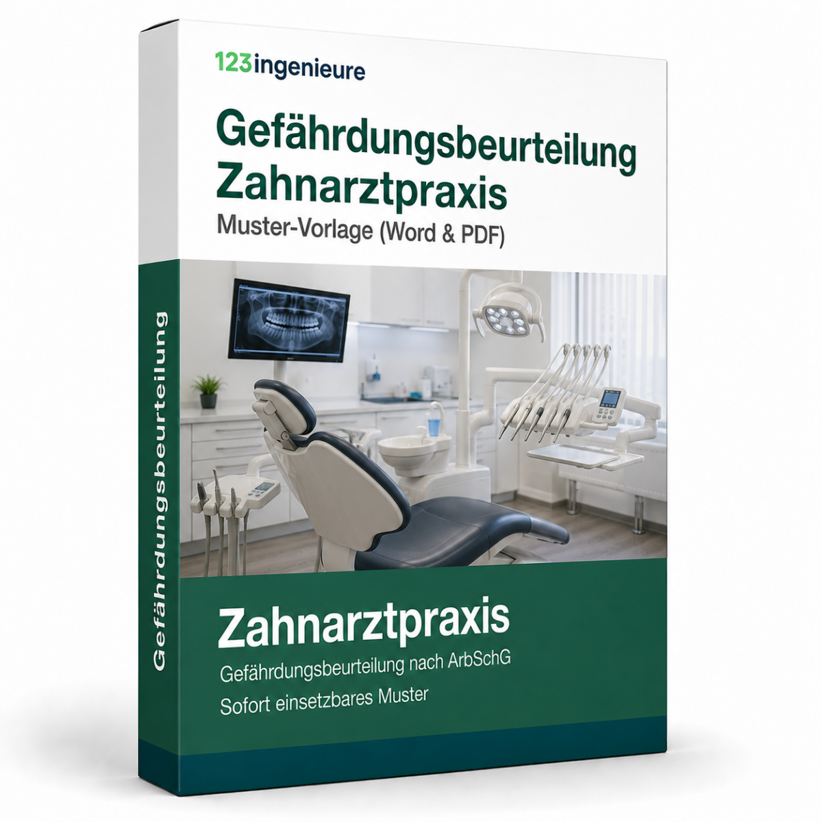 Gefährdungsbeurteilung Zahnarztpraxis – Muster, Vorlage, Word und PDF für die rechtssichere Dokumentation.