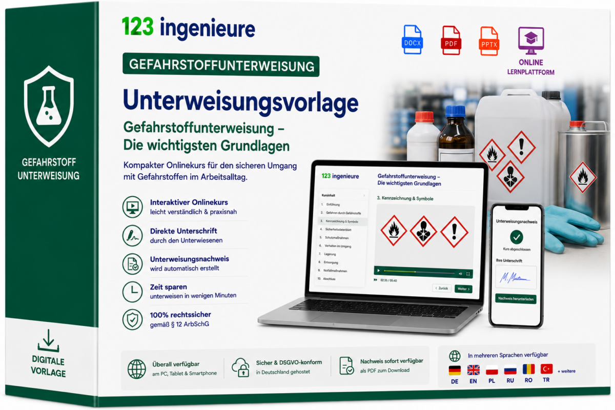 Gefahrstoff unterweisung online