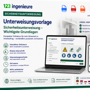 Sicherheitsunterweisung Arbeitsschutz Unterweisung online wichtige Grundlagen