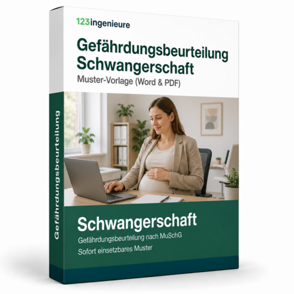 Gefährdungsbeurteilung Schwangerschaft – Muster, Vorlage, Word und PDF für die rechtssichere Dokumentation.