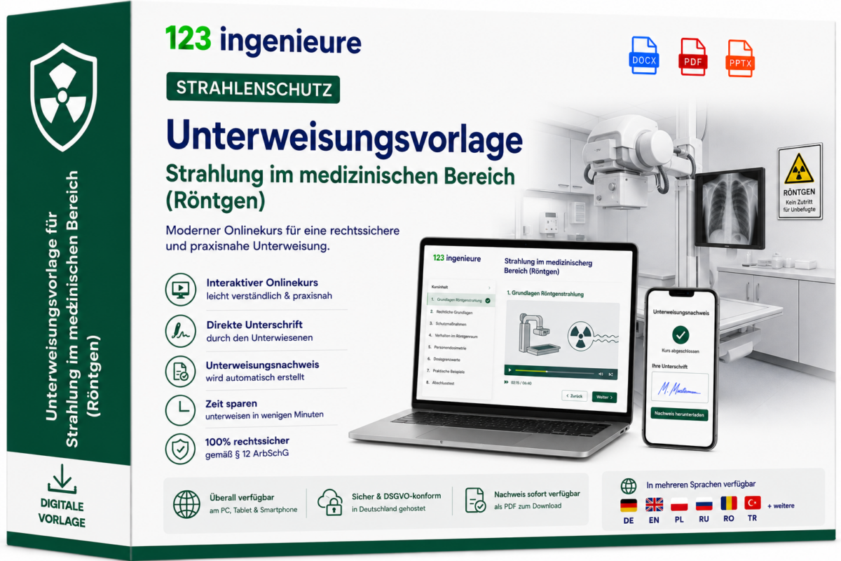 strahlenschutzunterweisung online medizinischer bereich röntgen