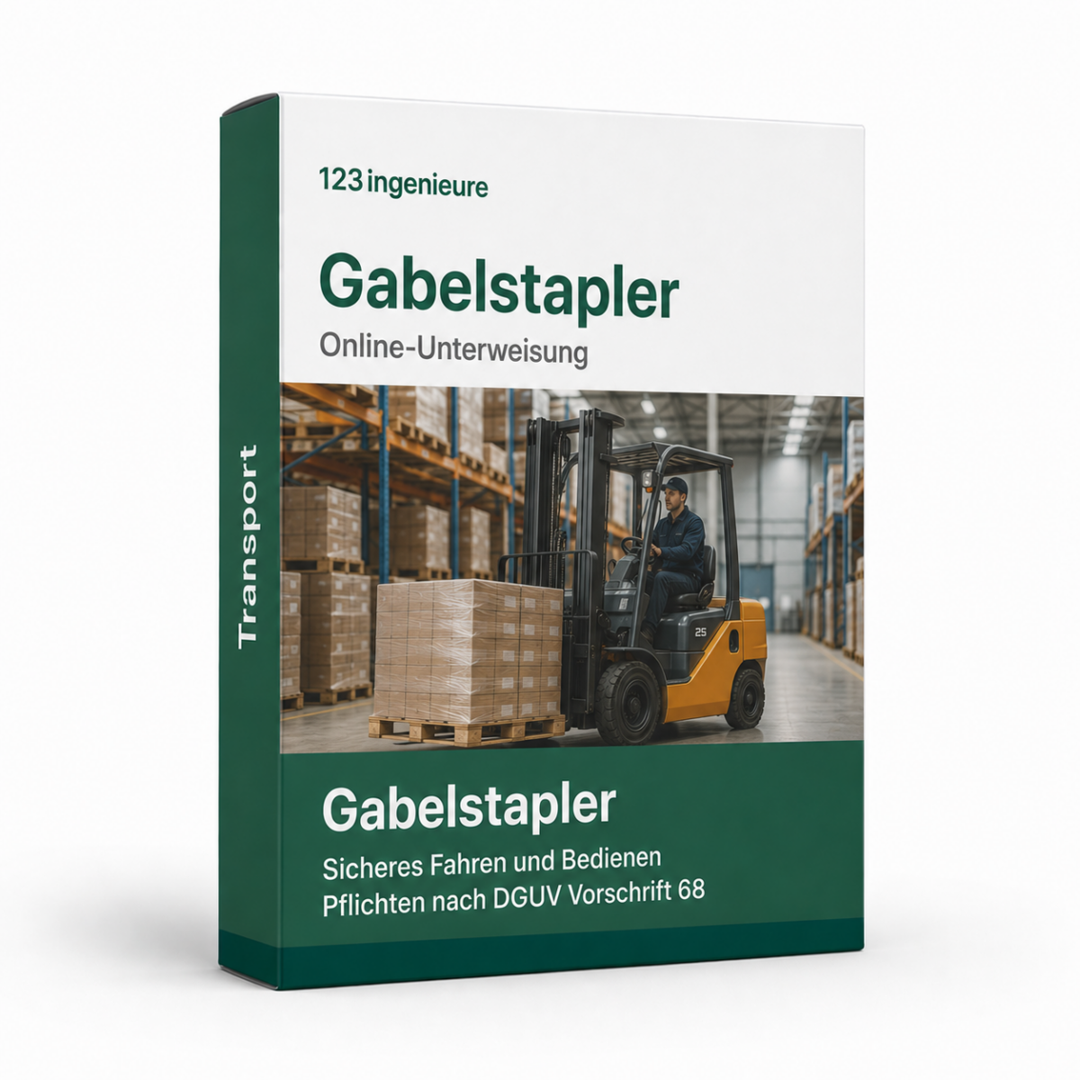 Unterweisung Gabelstapler – Software, Muster und Vorlage für die sichere Bedienung von Flurförderzeugen.