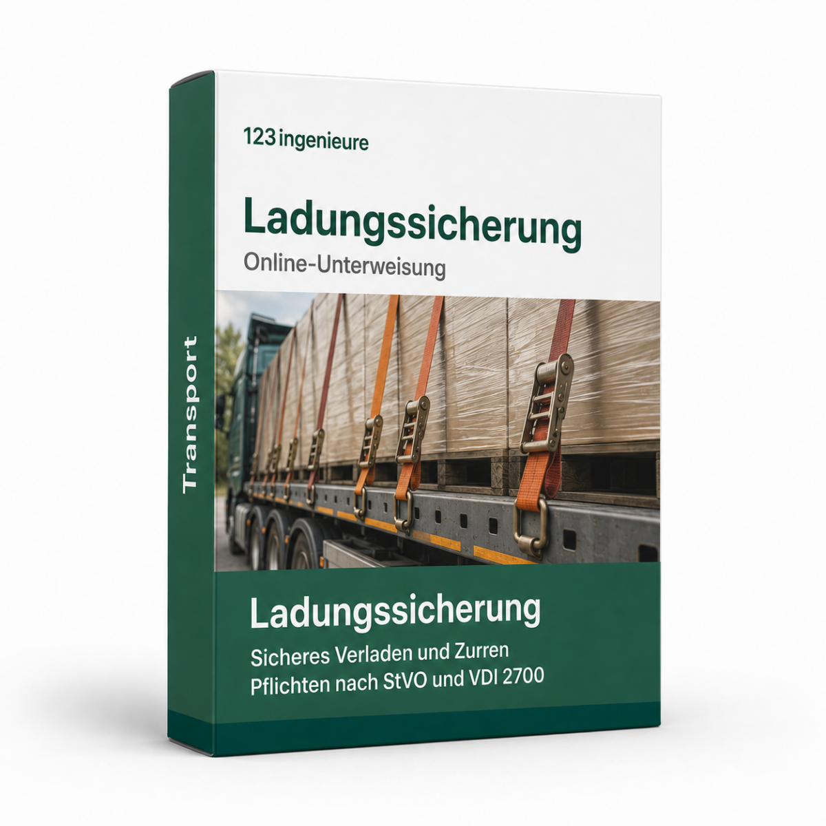 Unterweisung Ladungssicherung – Software, Muster und Vorlage für die sichere Ladungssicherung im Unternehmen.