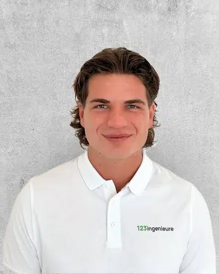 Jan Martin, Projektassistenz bei 123Ingenieure